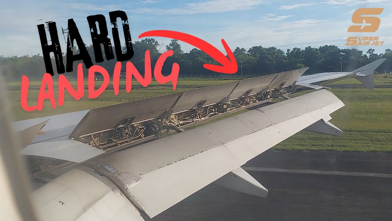 HARD LANDING!!!, Jakarta - Banjarmasin | Super Air Jet (IU622)