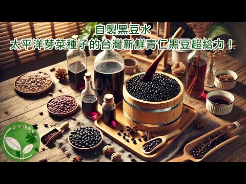 自製黑豆水｜太平洋芽菜種子的台灣新鮮青仁黑豆超給力！