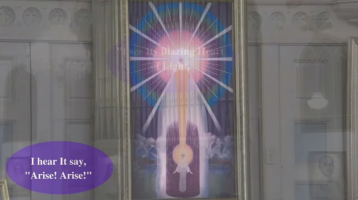 Ecstasy Contemplation with the words to the song played on the vibraharp.