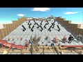 MARBLE RACE The Great Slide with Human Fantasy Infernals and Reptiles Animal Revolt Battle Simulator