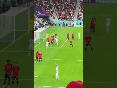 هدف مباشر من المغرب ضد بلجيكا اليوم
