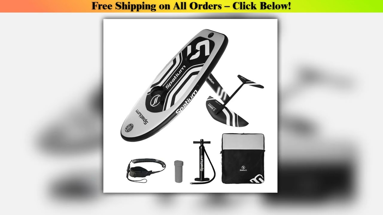 Spatium Hydrofoil Board for Surfing with Hydrofoil Accessories, Fix Kit Wing Foil Board Surf