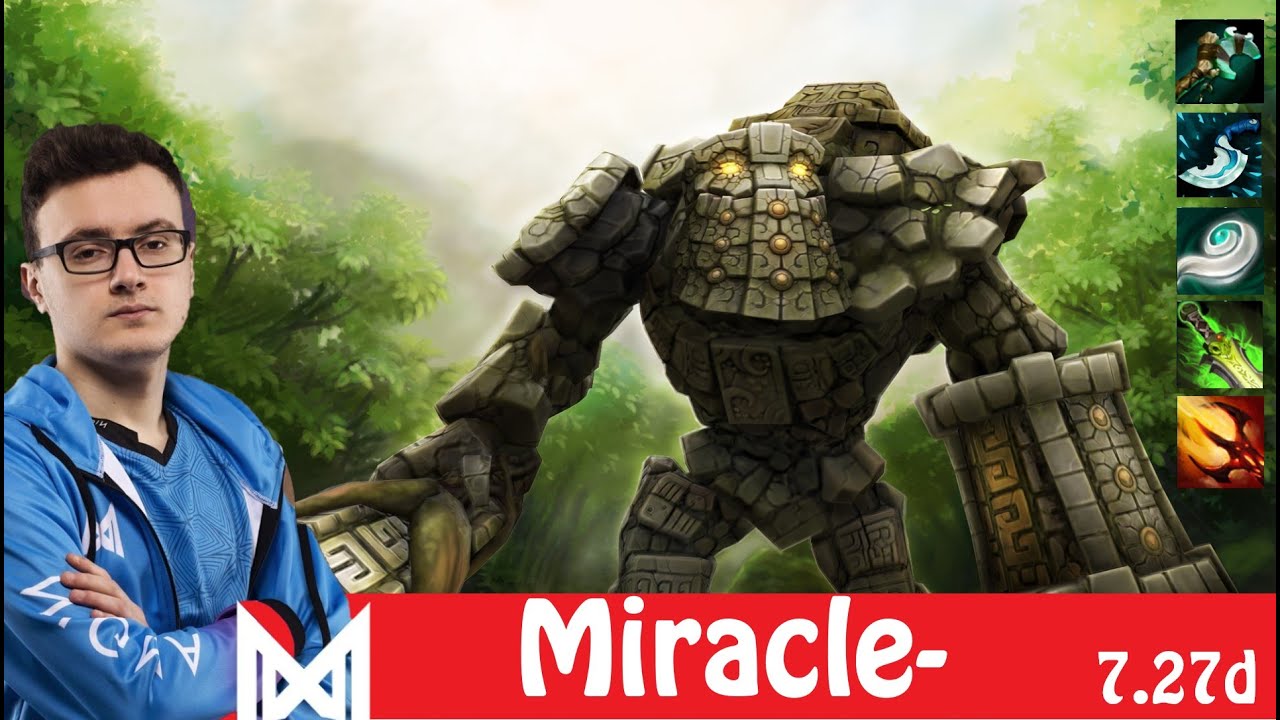 [DOTA 2] Nigma.Miracle- the TINY [OFFLANE] [7.27D]