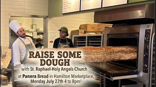 Funny St. Raphael-Holy Angels Church Panera Bread Ad! Support our church, Monday, July 27th, 4 to 8