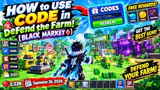 ALL CODES! Defend the Farm Roblox Gameplay - Ultimate Base Defense Guide
