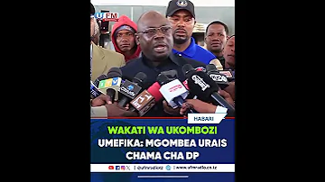 MGOMBEA URAIS KUPITIA DP ANADI SERA ZAKE BAADA YA KUCHUKUA FOMU INEC 