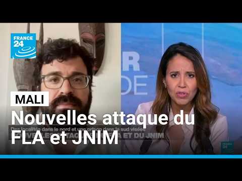 Mali : des localit&eacute;s dans le nord et une prison dans le sud vis&eacute;es &bull; FRANCE 24

Andrew Lebovich, chercheur &agrave; l'institut n&eacute;erlandais Clingendael et sp&eacute;cialiste du Sahel, est notre invit&eacute;.
#Mali #Attaques #Afrique

🔔 Abonnez-vous &agrave; notre cha&icirc;ne sur YouTube : https://f24.

#Mali #des #localit&eacute;s #dans #nord