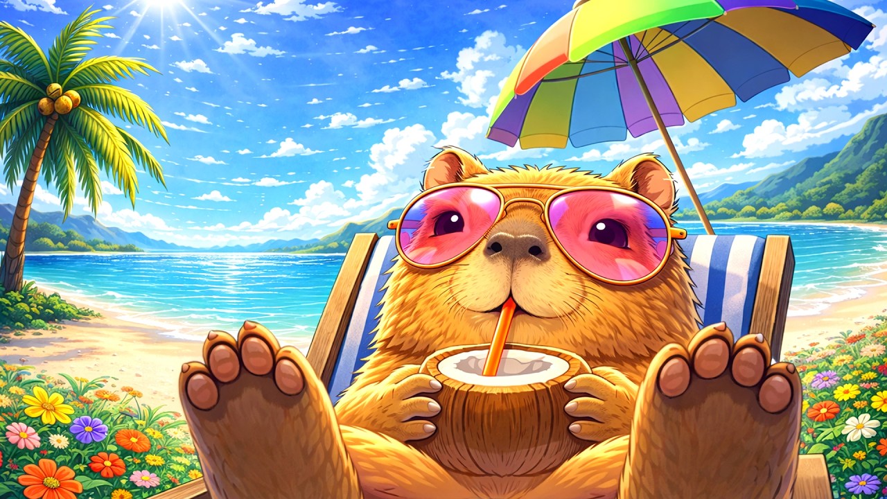 🦫 CAPYBARA Challenge — Kids Music by Studio Meow | Funny Songs for Children's Dances