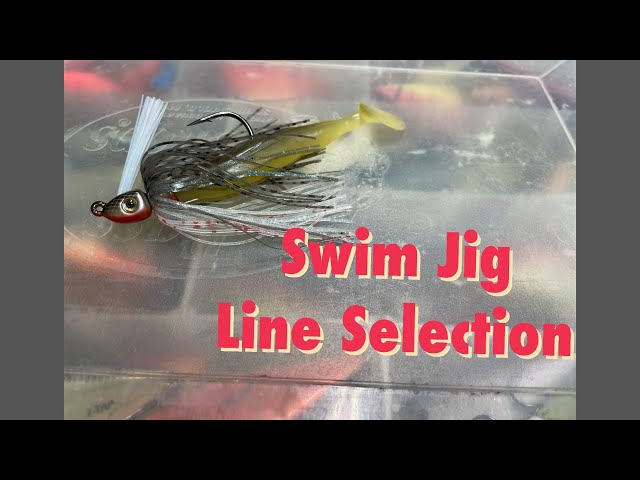 Swim Jig Line Choice, My Set Up Rod, Reel and Line