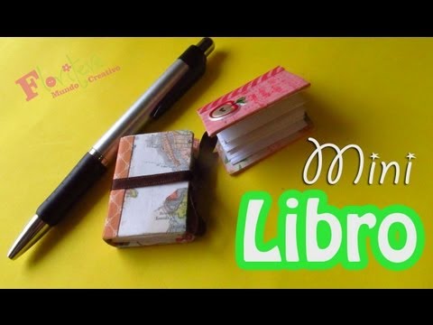 Como hacer un Mini Libro reciclado!
