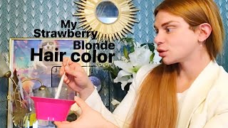 Entretenir son blond venitien Strawberry blonde toner