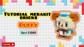 TUTORIAL MERAKIT BRICKS DUFFY SERI C1001 | HOW TO BUILD LEGO BRICKS DUFFY CODE C1001 
