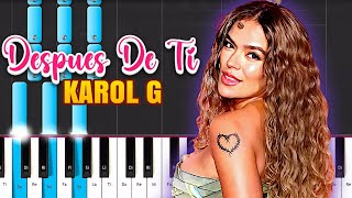 Después de ti - KAROL G, Greg Gonzalez