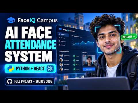 AI Face Recognition Attendance System | Python + React Full Project with Source Code