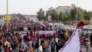 Najaf students protest recent deadly violence