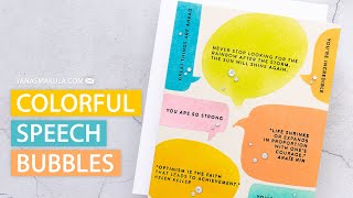 Ink Blended Speech Bubbles
