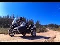 Smiling in the Wind. Test riding my new SW Sidecar on a BMW 1200 GS