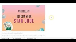 Star Code Starbucks - How To Redeem Your Starbucks Rewards