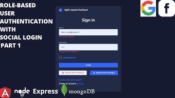 Mastering User Authentication in Angular with Node.js, MongoDB, & Express with Social Login - part 1