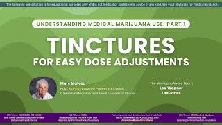 Tinctures for Easy Dose Adjustments (Understanding Medical Marijuana Use, Part 1)