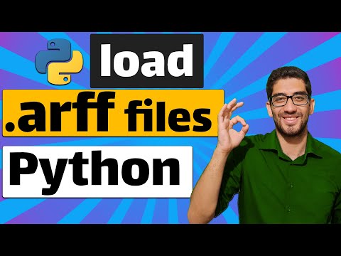 how to Load (read) .arff type files in python [with SciPy Package]