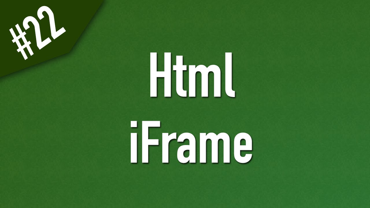 Update  Learn Html in Arabic #22 - iFrame