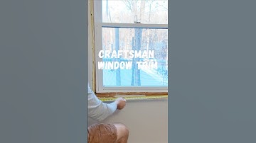 The easiest and best window trim to install on your windows! Full video on my channel! ￼