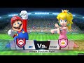 Mario sports superstars  team mario vs team peach