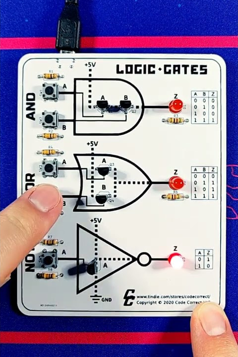 Logic Gates Learning Kit #2 - Transistor Demo