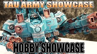 PAINTING SHOWCASE Huge Tau Empire Warhammer 40k Army 9th Edition