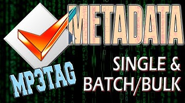 #088 - ▶️MP3TAG: Organize Metadata & Artwork for individual and bulk files