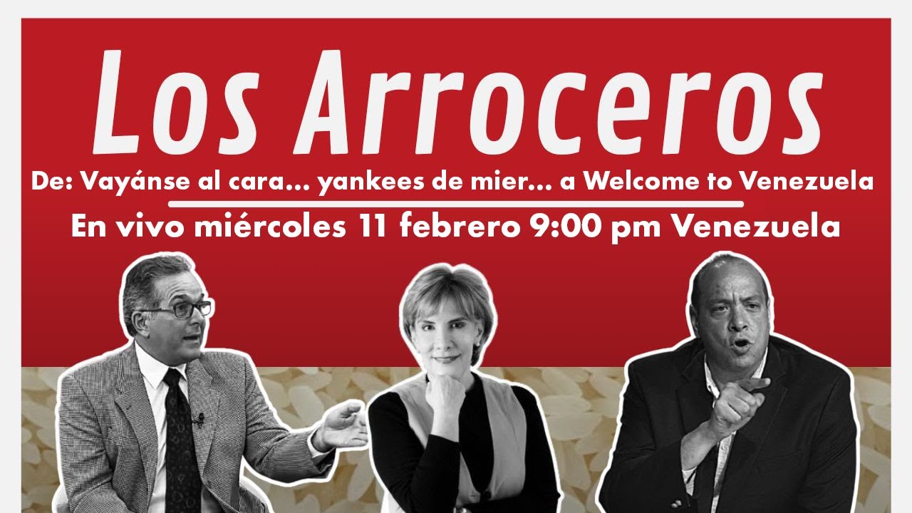 De váyanse al cara…yankees de mier… a Welcome to Venezuela En vivo miércoles 11 febrero 9:00 pm Vzla