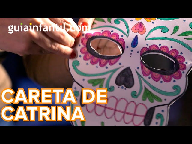 Mascara De Catrina Para Halloween Manualidad Infantil