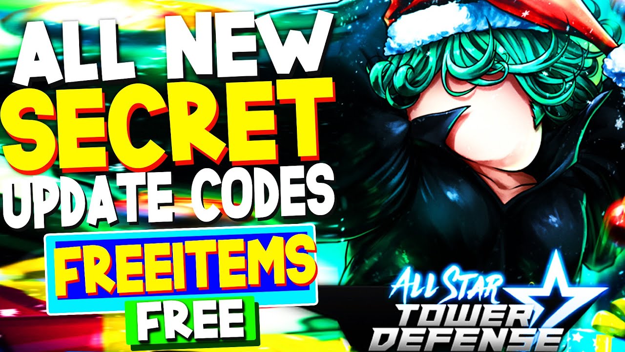 ALL NEW *CHRISTMAS* UPDATE CODES in ALL STAR TOWER DEFENSE CODES! (All Star  Tower Defense Codes) 