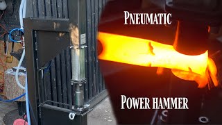 Building a pneumatic power hammer.