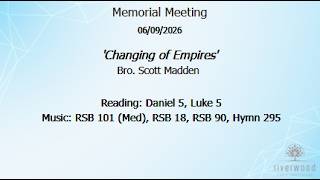 Riverwood Memorial Meeting - 13th September 2026