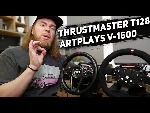 Видео: Самые ДЕШЕВЫЕ НОВЫЕ рули с FFB! Обзор Thrustmaster t128 vs Artplays c-1600 PRO