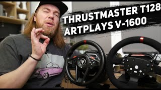 Самые ДЕШЕВЫЕ НОВЫЕ рули с FFB! Обзор Thrustmaster t128 vs Artplays c-1600 PRO