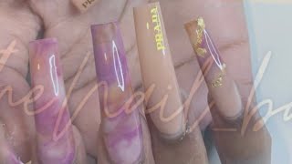 LONG CURVED NAILS | WATCH ME WORK
