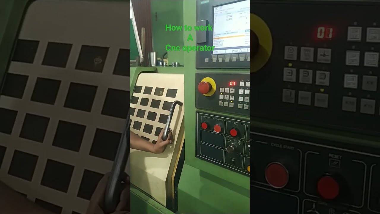 How To Work A Cnc Operator Shorts YT