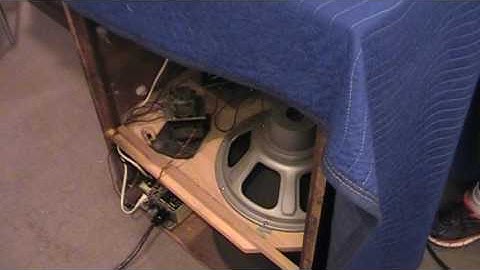 Leslie 122 Amplifier With Continuous Hum & Distortion Due To A Bad 6550 Tube That Tests Good