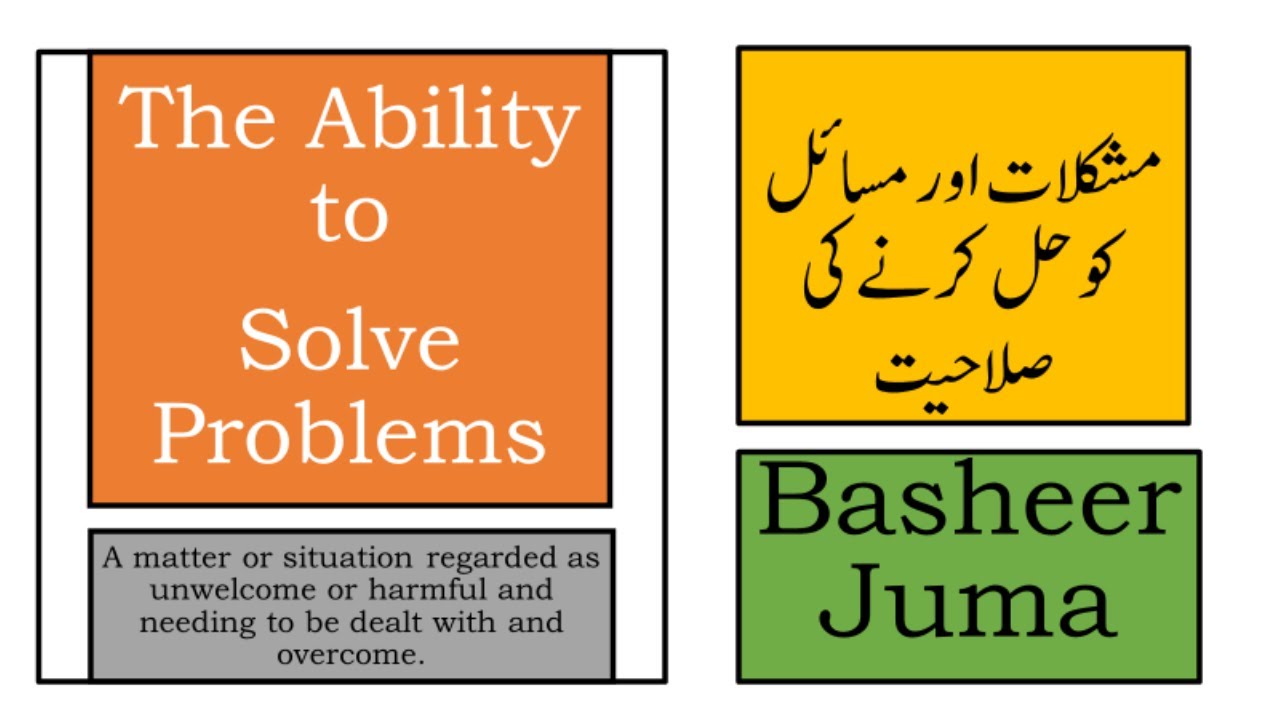 Basheer Juma Soft Skills for Workplace Problem Solving Skills Video