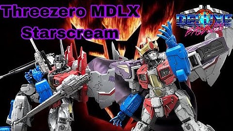 The King is Here! Threezero MDLX Coronation Starscream Transformer Review!