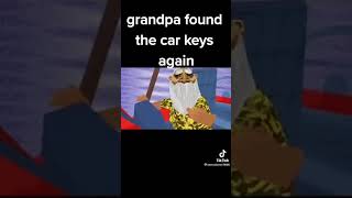 grandpa found the car keys