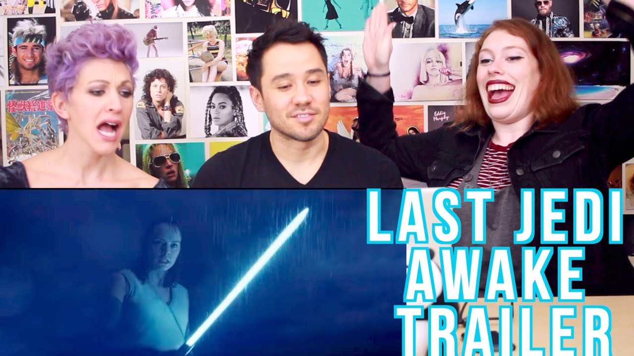 The Last Jedi - AWAKE - Trailer - Star Wars REACTION!!
