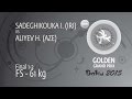 GOLD FS - 61 kg: H. ALIYEV (AZE) df. I. SADEGHIKOUKA (IRI), 8-2