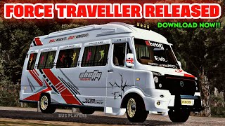 FORCE TRAVELLER MOD RELEASED 🥳 | FORCE TRAVELLER | TRAVELLER MOD BUSSID | TRAVELLER #forcetraveller screenshot 5