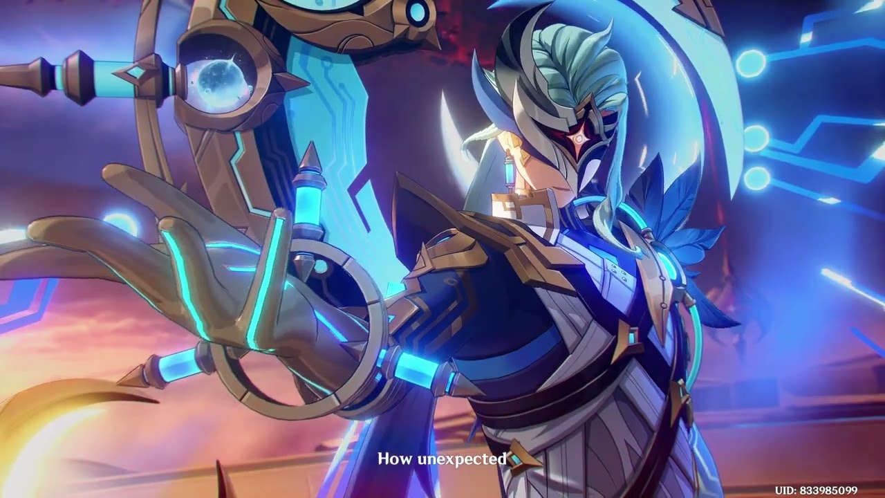 Полная катсцена убийства Сандроном Доктором в Genshin Impact, задание «Луна IV: Архон».