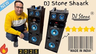 DJ Stone Shaark Party DJ tower speakers BT USB AUX #bass #dj #basspower #explore #video #viral #bt