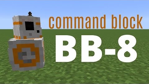 Minecraft Tutorials Ep #2 - Command Block BB-8
